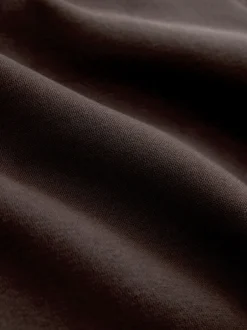 Next Marron chocolat - Sweat à capuche épais coupe standard décontracté Discount