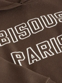 Next Marron chocolat - Sweat-shirt à capuche compact et confortable à Manches longues New