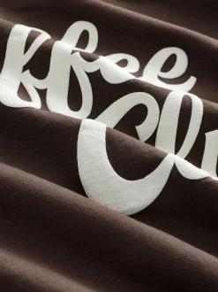 Next Marron chocolat Coffee Club - sweat Best