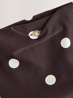 Next Marron chocolat/crème à pois - Bas de bikini Clearance