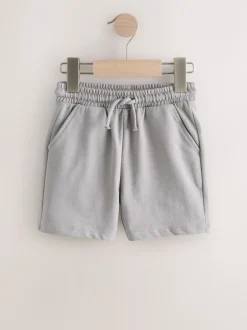 Next Marron chocolat/noir/pierre/gris - Short en jersey 3 Pack (3mois-7ans) Hot