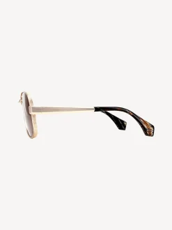 Vivienne Westwood Marron doré - Lunettes de soleil Keith VW5101 410 Shiny Sale