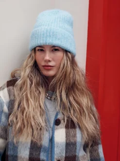 Next Marron et Bleu - Veste à carreaux Online