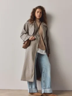 Next Marron fauve - Ballerines Forever Comfort® en cuir à bout carré Online