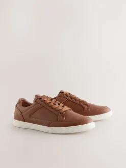Next Marron fauve - Baskets casual chic New