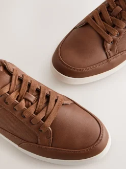 Next Marron fauve - Baskets casual chic New