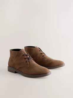 Next Marron fauve - Bottes Chukka