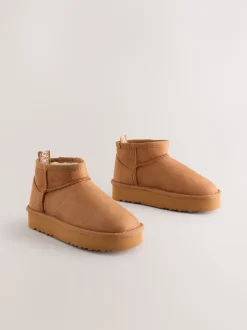 Next Marron fauve - Bottes de cheville Slipper New