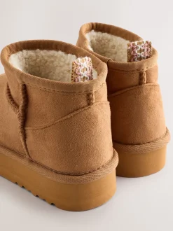 Next Marron fauve - Bottes de cheville Slipper New