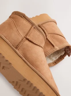 Next Marron fauve - Bottes de cheville Slipper New