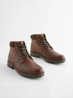 Next Marron fauve - bottes en cuir Best