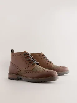Next Marron fauve - Bottes Heritage Brogue Sale