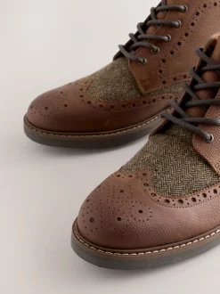 Next Marron fauve - Bottes Heritage Brogue Sale