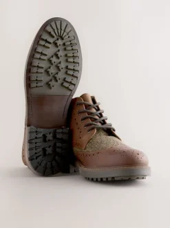 Next Marron fauve - Bottes Heritage Brogue Sale