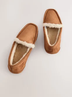 Next Marron fauve - Chaussons mocassins confortables Online