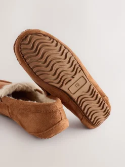 Next Marron fauve - Chaussons mocassins confortables Online