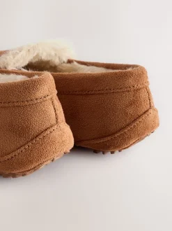 Next Marron fauve - Chaussons mocassins confortables Online