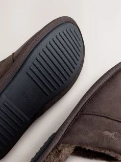 Next Marron fauve - Chaussons Mule Clearance