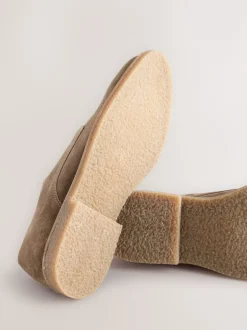 Next Marron fauve - Chaussures Suede Derby New