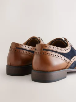 Next Marron fauve - Chaussures Brogue Heritage Online