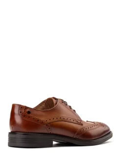 Base London Marron fauve - Chaussures Pocket Brogue Best