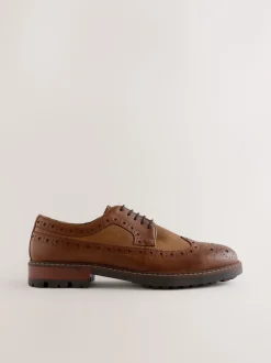 Next Marron fauve - Chaussures Brogue Heritage Online