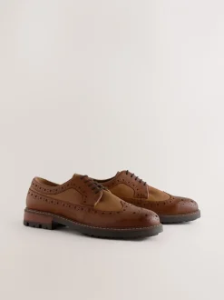 Next Marron fauve - Chaussures Brogue Heritage Online
