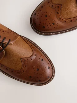 Next Marron fauve - Chaussures Brogue Heritage Online
