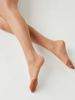 Next Marron fauve - Collant minceur pour les fesses, les fesses et les cuisses 20 Denier Hot