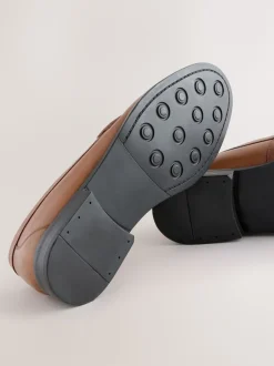 Next Marron fauve - Coupe classique - Pain Penny en cuir