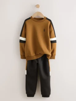 Next Marron fauve - Ensemble ras du cou color block (3-16ans) Online