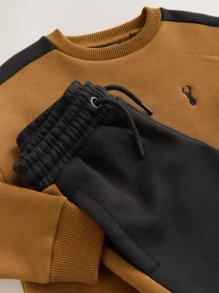 Next Marron fauve - Ensemble ras du cou color block (3-16ans) Online