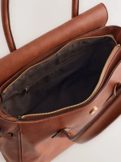 Next Marron fauve - Fourre-tout structuré Sale