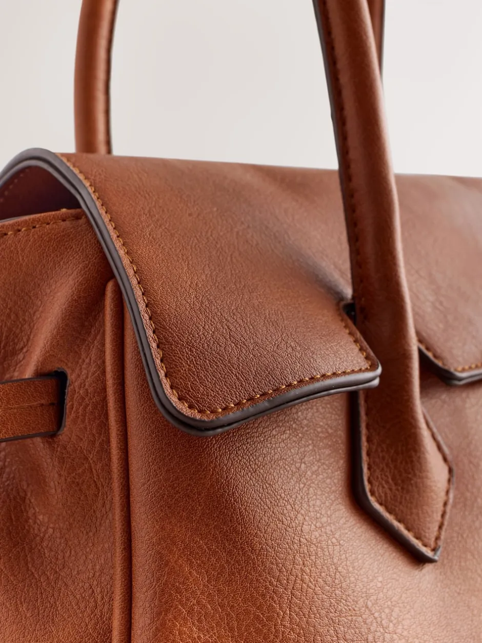 Next Marron fauve - Fourre-tout structuré Sale