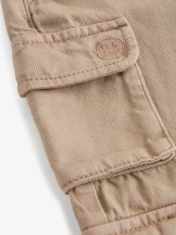 Next Marron fauve - Jean pantalon cargo 100% coton (3mois-7ans) Online