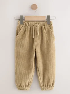 Next Marron fauve - Jogging en jersey en velours côtelé (3mois-7ans) Online