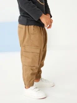 Next Marron fauve - Pantalon cargo (3mths-7yrs) New