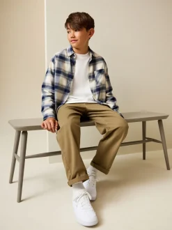 Next Marron fauve - Pantalon chino extensible (3-17ans) Discount