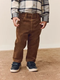 Next Marron fauve - Pantalon en velours côtelé (3mths-7yrs) Sale