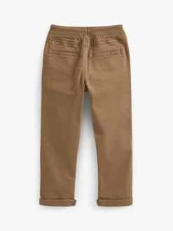Next Marron fauve - Pantalon Pull-On à Taille Côtelée (3-16ans) Online