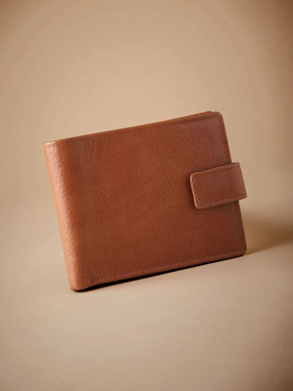 Next Marron fauve - Portefeuille Signature en cuir d’une capacité supplémentaire Best