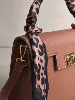 Next Marron fauve - Sac à main écharpe Best