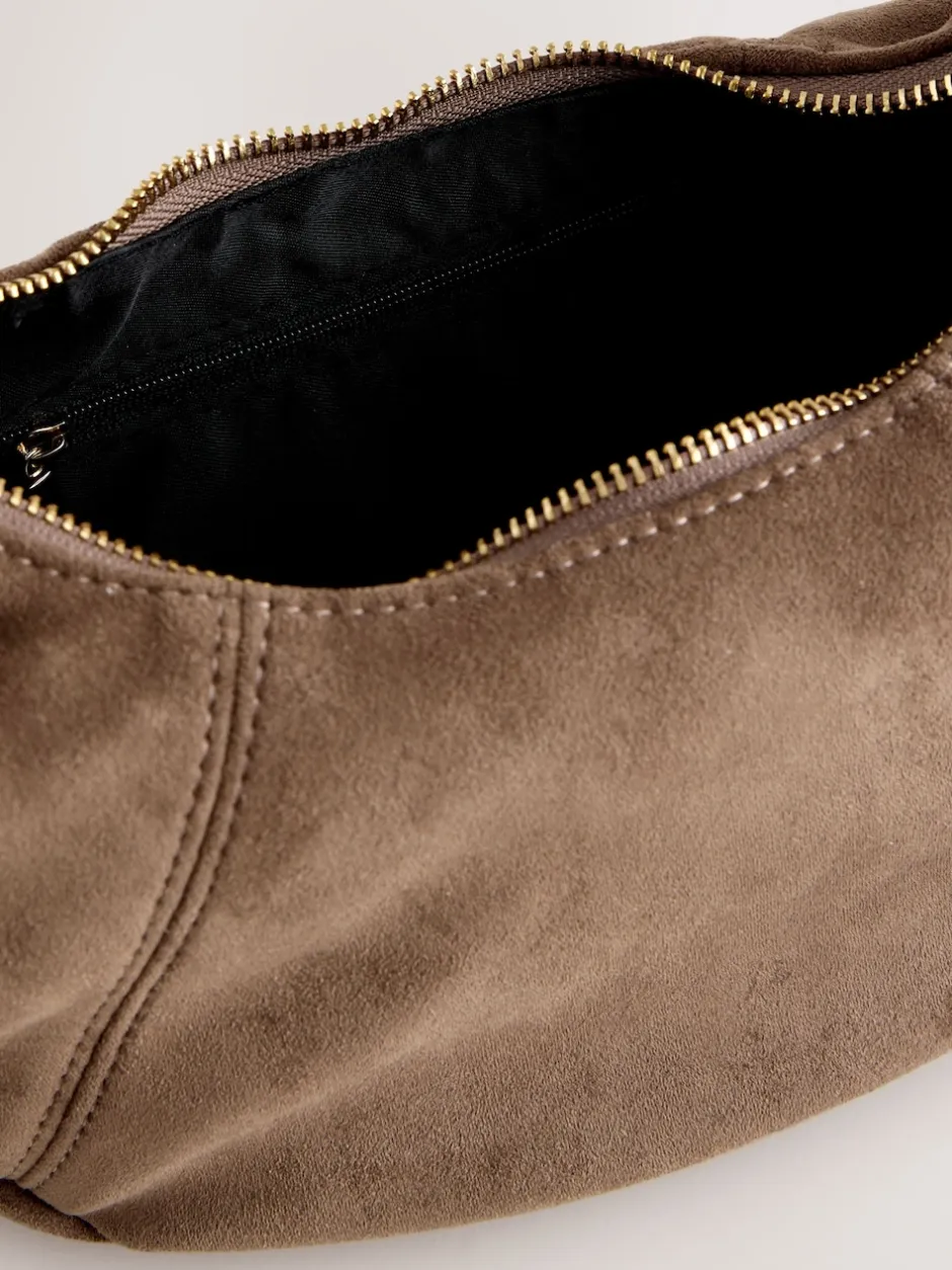 Next Marron fauve - Sac bandoulière en Faux daim Online