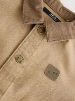 Next Marron fauve - Surchemise en toile (3mois à7ans) New