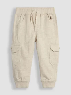 Jojo Maman Bébé Marron fauve et chiné naturel - Lot Cargos % Cotton Survêtement 100 2 Best