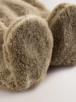 Next Marron mink - Combinaison bébé en polaire Sale