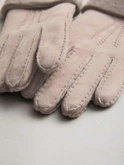 Next Marron mink - Gants N. Premium en cuir et peau de mouton Hot
