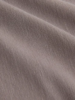 Next - Pantalon large en denim de jersey Marron mink Hot