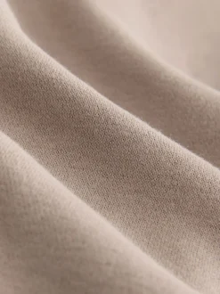 Next - Sweat-shirt à capuche long actif à coutures apparentes ultra-doux avec poches Marron neutre Online