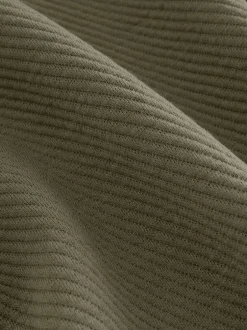 Next Marron neutre - Veste-chemise en jersey texturé diagonal Clearance